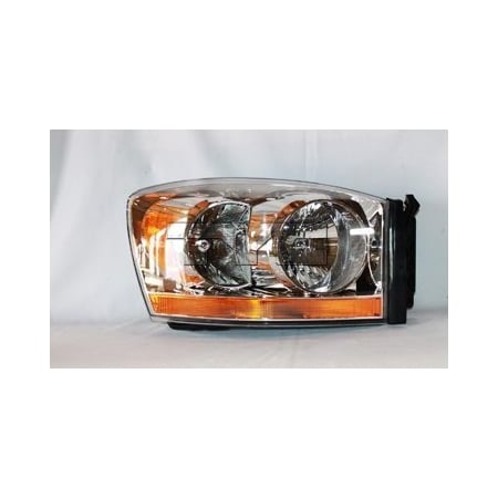 Tyc 06 Dg Ram Pu (W/O Black Bezel) Head Lamp, 20-6747-00 20-6747-00